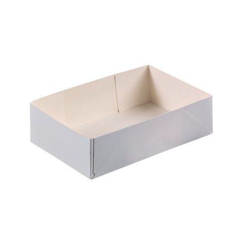 Boîtes à Petits Fours Carton Blanc Hauteur 70mm