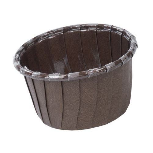 Caissettes De Cuisine 10 Cl Marron Diamètre 54mm