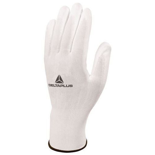 Gants De Manutention Tricot Polyester/pu Blanc 9