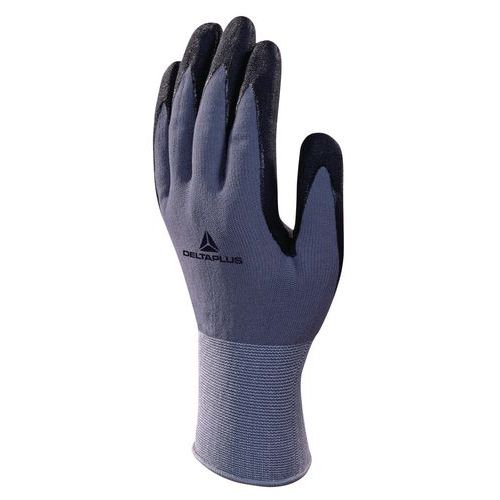 Gants De Manutention Pa/spandex Enduit Nitrile Noir 9