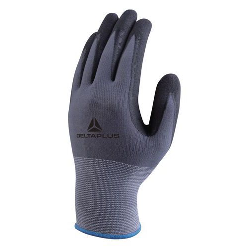 Gants De Manutention Pa/sp Enduit Nitrile Picot Noir 9