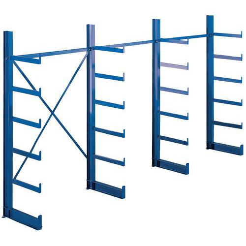 Rayonnage à Bras Un Seul Côté Chmax:3600 Prof.:500