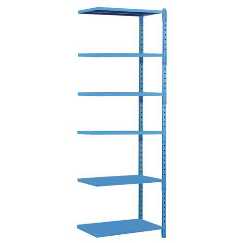 Manorga - Rayonnage Combi-Plus Élément Suivant - 2500x1010x600mm - Charge 460kg/tablette - Bleu Époxy