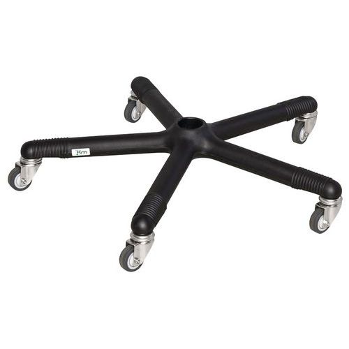 Chariot à Pneumatiques D650xh130mm Noir