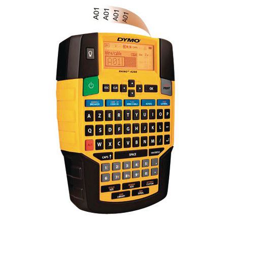 Dymo 1 Étiqueteuse 4200 Qwerty - Dymo Rhino Pro