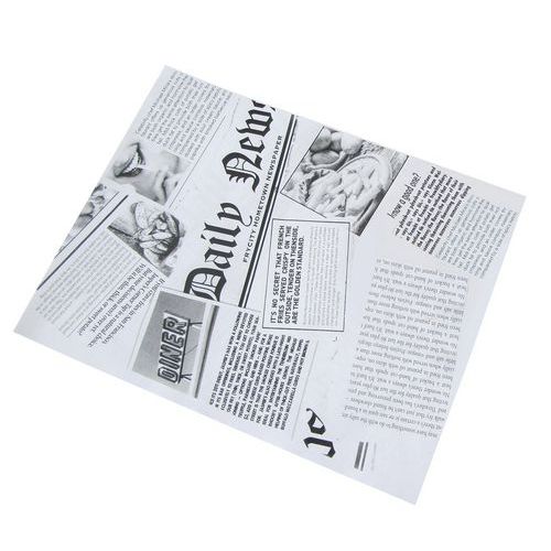 Papier Burger Parafiné Décor Journal Longueur