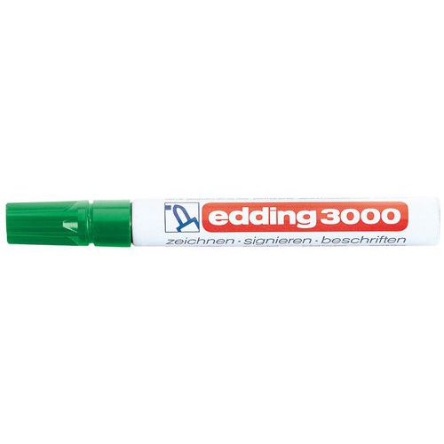 Marqueur Edding 3000 Trait L:1.5 Mm Encrcol.:vert