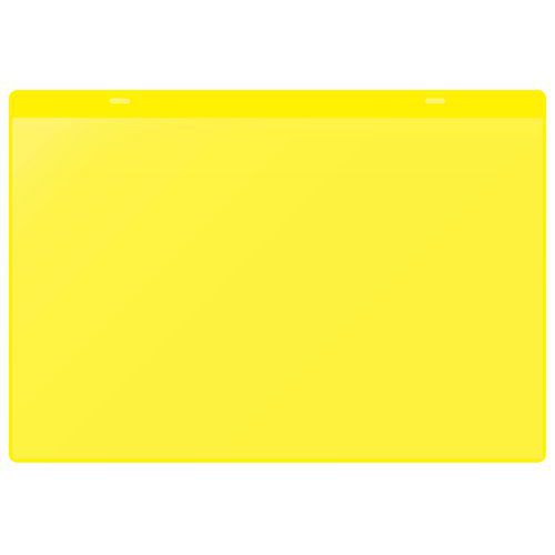 Pochette Pour Documents Adhésif Jaune 310x215mm