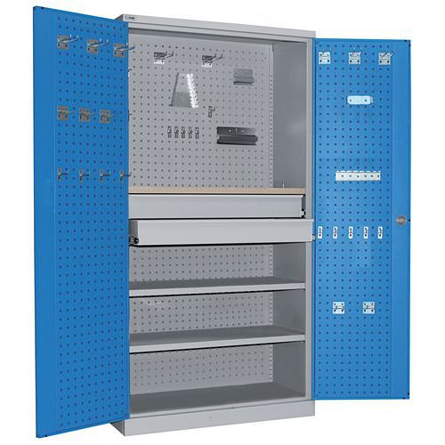 Armoire D’atelier à Tiroirs Nb Tir.:2 Acier / Bois