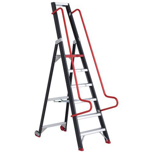 Escabeau De Magasin Simple Accès Nombre De Marches: 6