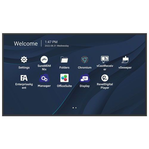 Moniteur D'affichage Dynamique 65" Cde6530 24/7 - Viewsonic