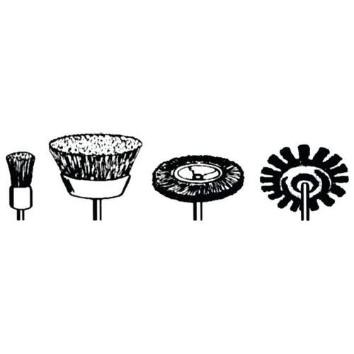 Brosse Circulaire Torsadee Sur Tige _ 19643