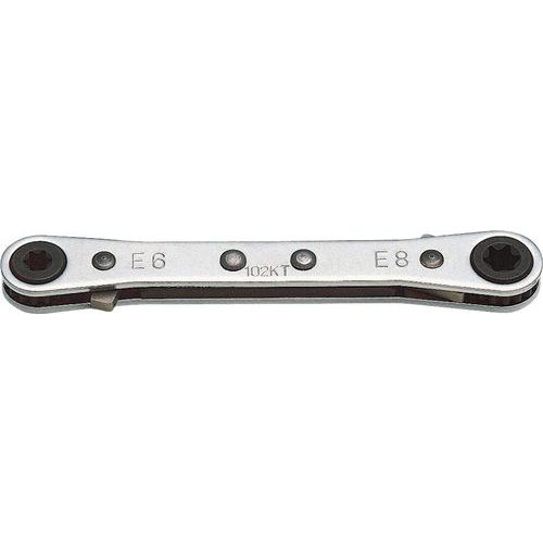 SAM - Clé cliquet Torx femelle E6 E8 - 1 pièce - Outil polyvalent et durable