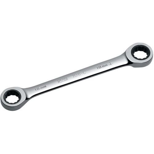 Clé Polygonale Cliquet 14x15 Mm _ 106c-14x15