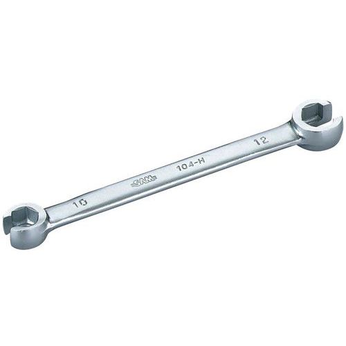 SAM - Clé à tuyauter 12x14mm - Corps court 6 pans - 143mm - 65g - Outillage à main