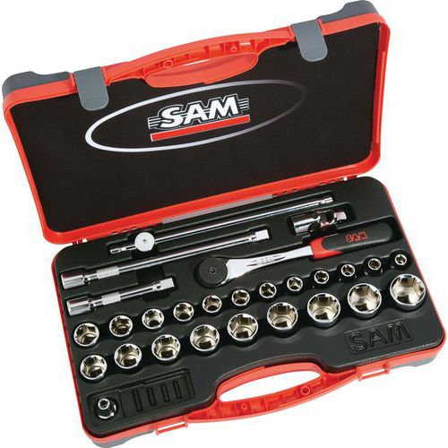 Coffret 1/2 de 27 outils en mm _ 75-SH27A Coffret 1/2 de 27 outils en mm _ 75-SH27A