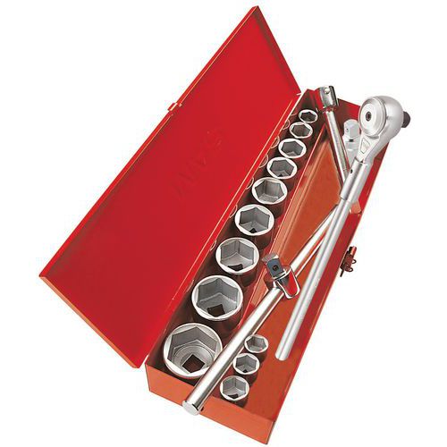 Coffret Douilles Et Accessoires 3/4 - 17 Outils _ 78-ch16z