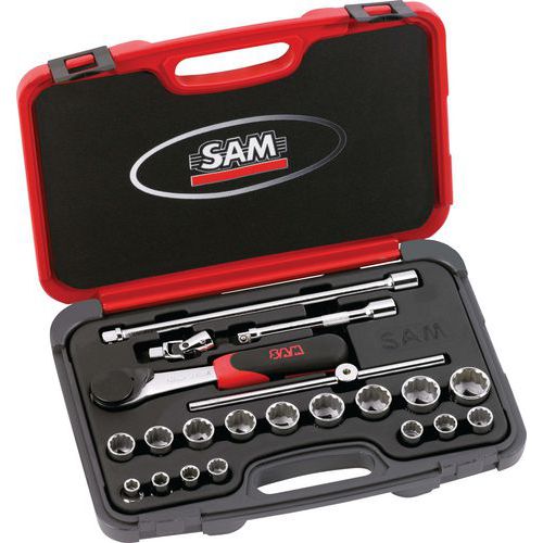 Coffret 3/8 21 outils en mm Coffret 3/8 21 outils en mm