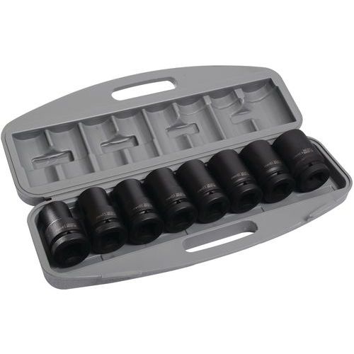 Coffret De 8 Douilles Chocs 1 Longues De 24 à 41 Mm _ 19171