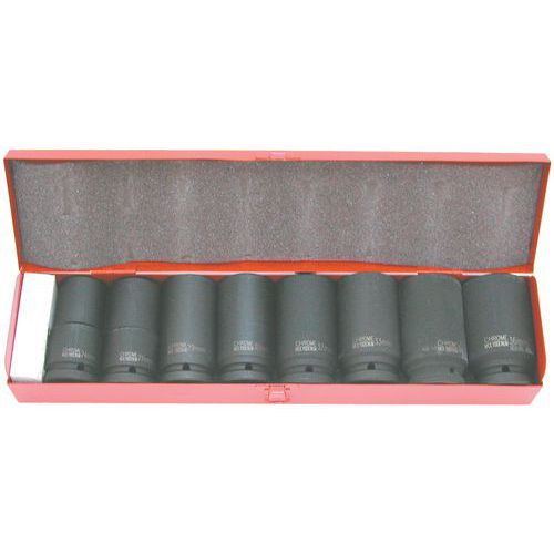 Coffret De 8 Douilles Chocs 3/4 Longues De 24 à 36 Mm_19161