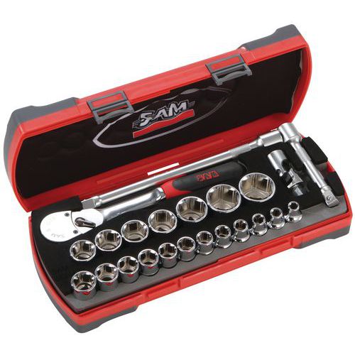 Coffret Douilles Access. 1/2 Et Cliquet _ 75-shc23z