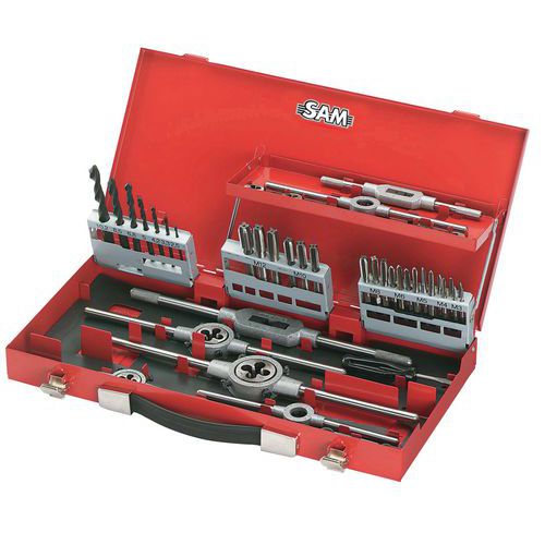 Coffret De Tarauds, Filières Et Porte-outils Facom - 31 Pcs - 221.227sj1 à  Prix Carrefour