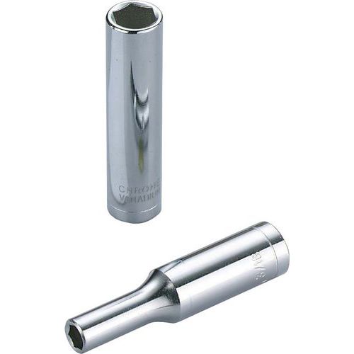 SAM - Douille longue 1/4 3/8 6 pans - RHL-3/8 - Pour mécanique de précision