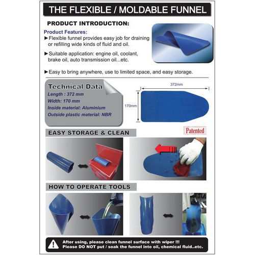 Entonnoir Flexible à Memoire De Forme _ 675-flex