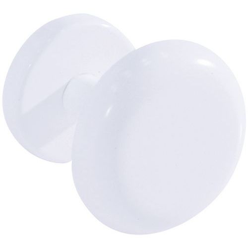 Patère 1 Téte Acier Ã‰poxy Blanc - Manutan