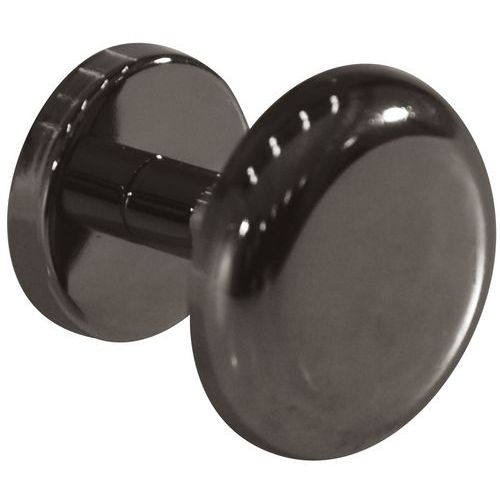 Patère 1 Téte Acier Chromé - Manutan