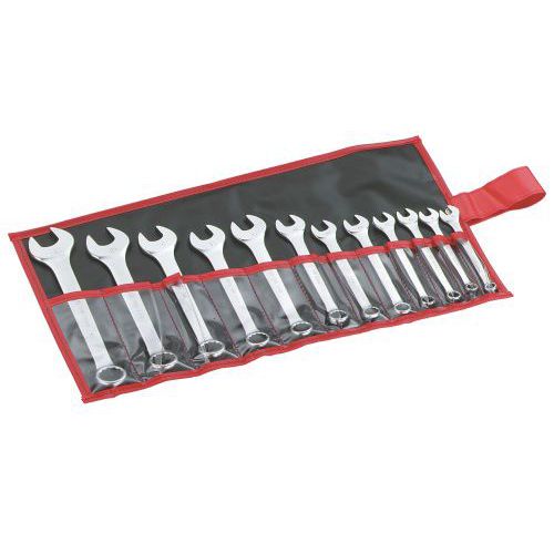 Jeu de 12 clés mixtes en mm en trousse Jeu de 12 clés mixtes en mm en trousse