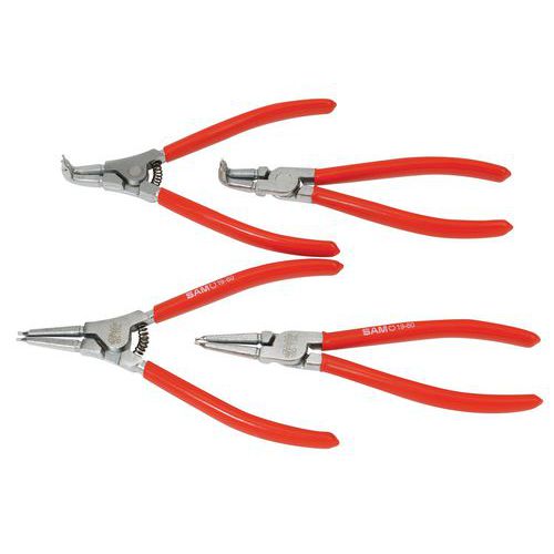 Jeu de 4 pinces circlips Jeu de 4 pinces circlips