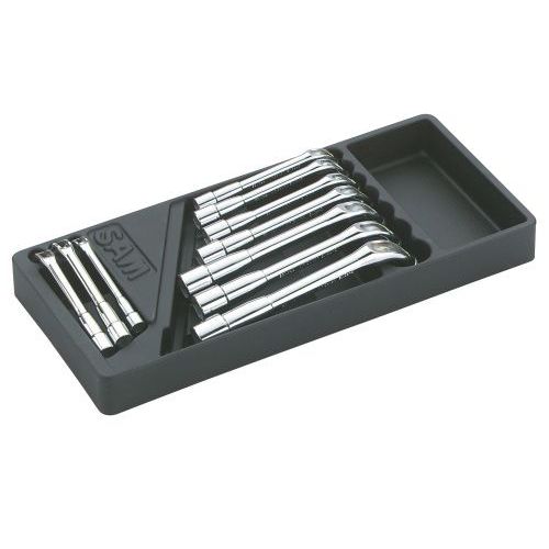Jeux de 10 clés à pipe débouchées 6/6 pans en module ABS Jeux de 10 clés à pipe débouchées 6/6 pans en module ABS
