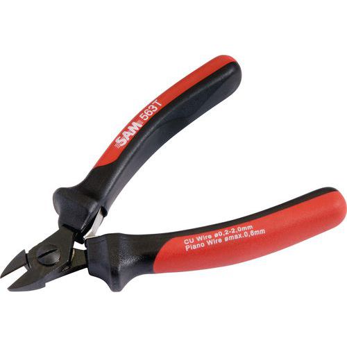 Pince Electronique Coupante Diagonale Bimatiere _ 563-t