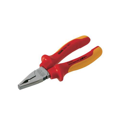SAM - Pince universelle isolée 160 mm 1000V - Capacité 1.8 mm - Outil professionnel résistant