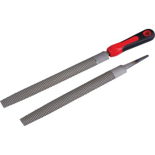 SAM - Râpe demi-ronde bâtarde emmanchée 375 mm - BRD-25-BE