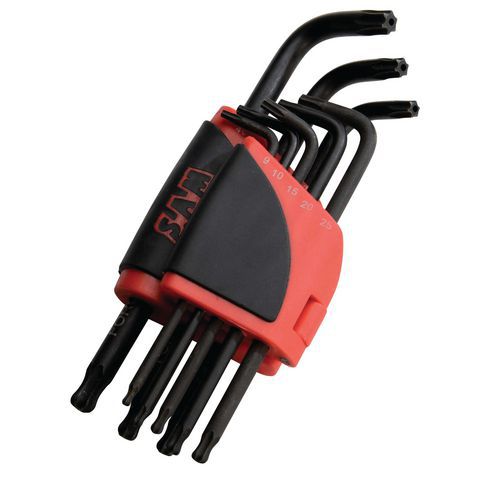 Ratelier 8 Clés Males Resistorx à Tête Spherique _ 59-r8alz