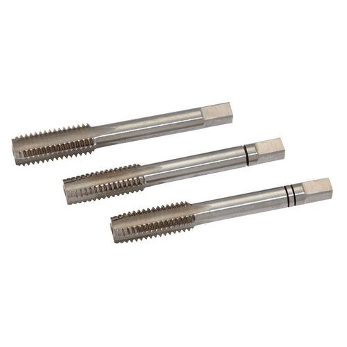 SAM - Set de 3 tarauds HSS 18x2,5mm FTR-18 - Longueur 9.5 cm - Haute qualité et précision