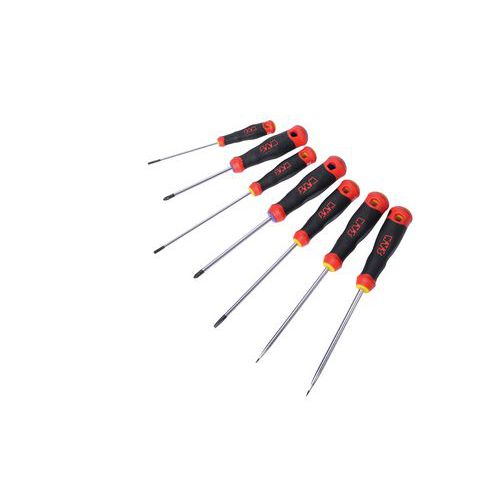 SAM - Jeu de 7 tournevis Fente Pozidriv - Ergonomique - Idéal pour tous travaux