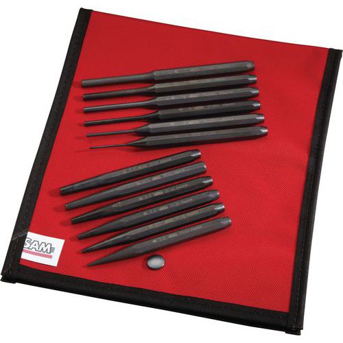 Trousse 6 Chasse-goupilles Et 6 Chasse-clous _ 7-ctr12a