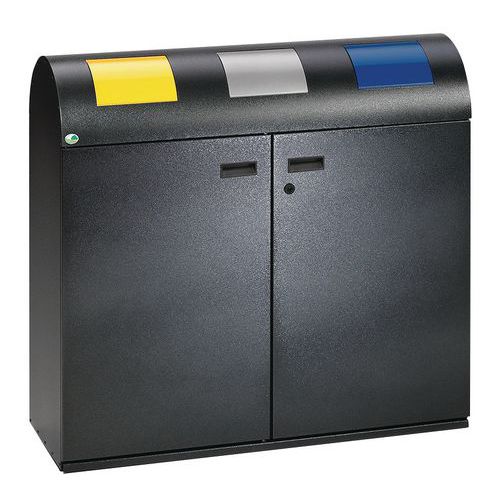 Station De Tri Sélectif Anti-feu Anthracite 240 L