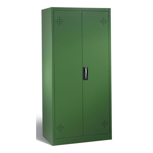 CP - Armoire Haute Phytosanitaire 2 Portes - Vert RAL 6011 - 80L Rétention - 4 Compartiments - Acier - Livrée Montée
