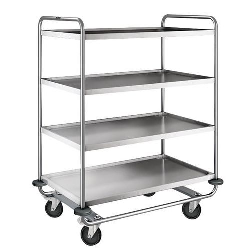 Chariot Inox 4 Plateaux Poids:40 Kg H Ht:1340 Mm
