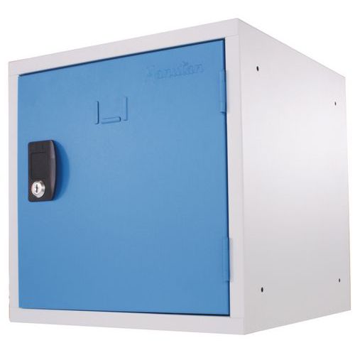 1 Casier Cube Individuel - 305x305x305 Mm - Bleu