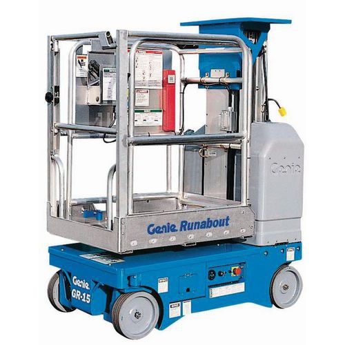 Genie - Nacelle élévatrice automatique verticale - Hauteur de travail 6.47m - Charge max 227kg - Idéale pour travaux en hauteur