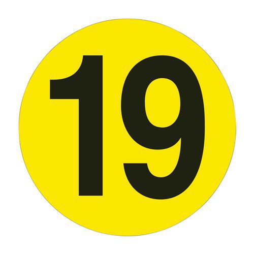 Cercle Pour Marquage Au Sol Msg:19 Mdl:chiffre