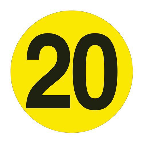 Cercle Pour Marquage Au Sol Msg:20 Mdl:chiffre