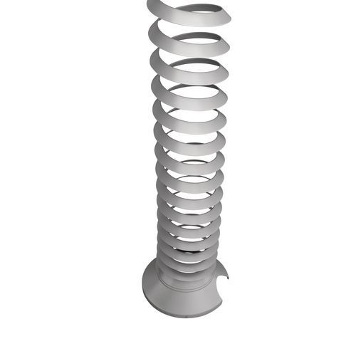 Hammerbacher - Passage de câble vertical Gris Mélamine Evol - Ergonomique Éco-responsable