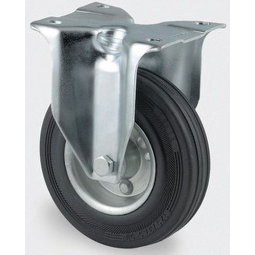 Roulette Acier Fixe Diamètre Roue 160 Mm