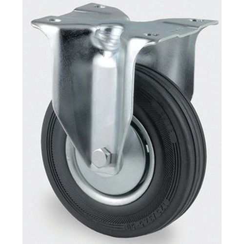 Roulette Acier Fixe Diamètre Roue 125 Mm